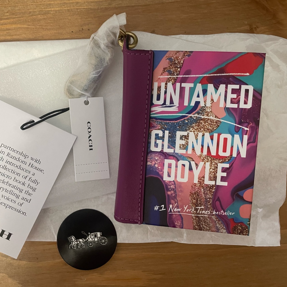 Coach Untamed By Glennon Doyle Book Bag Charm